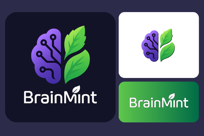 BrainMint Brand Identity Design — Logo and Visual Identity by Dilshad Designs, Delhi